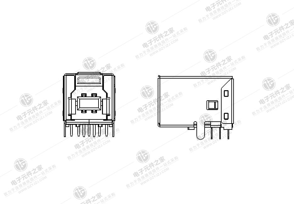 Usb 3 0 bf 90 dip usb b type